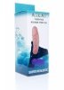 Realistyczna żylasta proteza penisa dildo strap on z funkcją wibracji